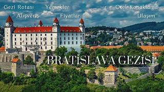 Bratislava Gezisi  Gezilecek Yerler  Vlog [upl. by Ailecec]