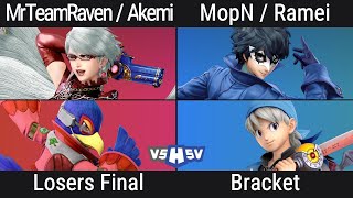 Doubles MrTeamRaven Akemi vs MopN Ramei LF [upl. by Chadabe]