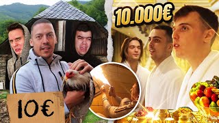 10000€ vs 10€ HOTEL napravili požar VLOGMAS 3 [upl. by Nyleuqcaj]