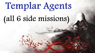 quotAssassins Creed Brotherhoodquot walkthrough 100 sync All 6 quotTemplar Agentquot assignments [upl. by Omolhs]