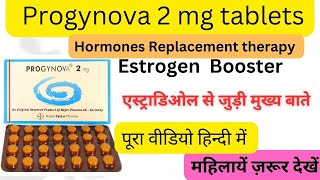 Progynova 2mg Tablet  Estradiol estrogen estradiol profroyalpatel [upl. by Meraree]