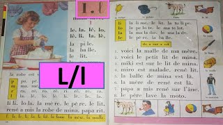 Comment bien prononcer la lettre quotLquot en français كيف تنطق وتقرأ [upl. by Ynnot]