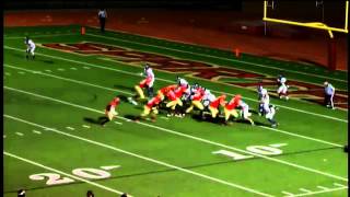 4 RB Micah Abernathy of GAC w short TD rush vs Model High [upl. by Dosh117]