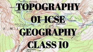 Topography class 10 ICSE Geography  scale  northings and eastings  direct distance [upl. by Aniraz175]