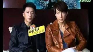 Eng Sub 110613 Han Geng and Wu Chun  Sina Interview [upl. by Armington]