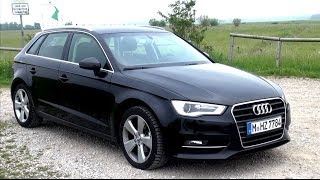 2014 Audi A3 20 TDI 150 HP Test Drive [upl. by Agathy131]