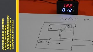 GUIDA SU COME COLLEGARE UN VOLTOMETRO AMPEROMETRO TEORIA tutorial [upl. by Hayashi]