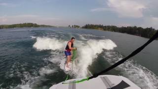 How to do a 360 on a wakesurf board [upl. by Tibbs8]