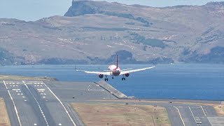 Smooth Landing Easyjet Airbus A320 Touche Down from Porto [upl. by Otxilac]