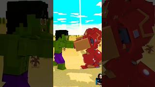 Minecraft Hulk and Ironman [upl. by Tisha759]