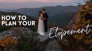 How To Plan Your Elopement Including Timeline Examples [upl. by Auerbach304]