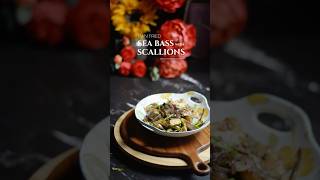 Pan fried sea bass with scallions fishrecipe fishdish seabass recipeoftheday chinesecooking [upl. by Demha]