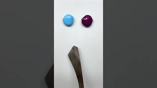 Picton Blue  Mardi Gras  Guess Final Color colormixing satisfying asmr art [upl. by Golding]