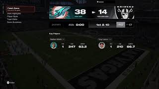 Raiders VS Dolphins [upl. by Atima958]