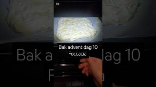 Advent bakken dag 10 Foccacia advent food christmas kerst recipe diy foccacia baking [upl. by Alicul]