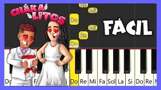 CHAKALITOS 💍 Angi Fire ft Tilin Insano  TUTORIAL PIANO FÁCIL [upl. by Nnairret]