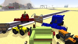 Blocky Farm and Racing  NEW Update Country Roads  GAME FOR ANDROID AND IOS [upl. by Pearman]