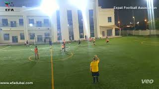 Rebels V Crew FC  Wednesdays League One  EFA Dubai  Play Football in Dubai [upl. by Lisbeth]