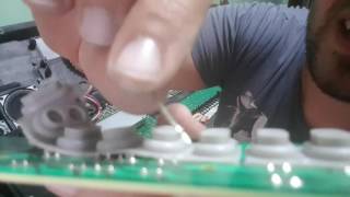 korg pa800 αλλαγη μεμβρανες how to change key contacts flex how to open part2 [upl. by Sila]