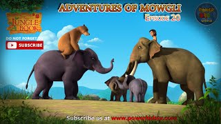 Adventures of Mowgli  Jungle Book Cartoon For Kids  Stories In English  Funny wild Animals [upl. by Arie835]