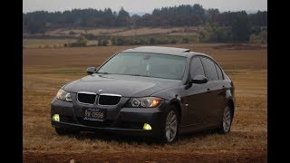 2007 BMW 328i oil change [upl. by Arreip296]