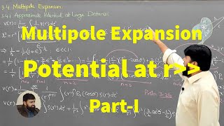 L321 Multipole expansion Approximate potential at large distances PI [upl. by Naeloj]