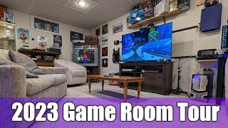 Game Room Tour 2023 My entire Video Game Collection [upl. by Dorreg383]