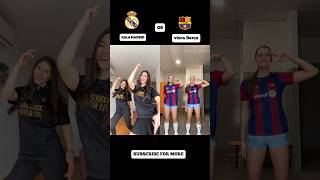 HALA MADRID Vs VISCA BARÇA  Prt 1 shorts dance music halamadrid viscabarça laliga [upl. by Lilybelle]