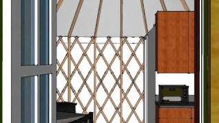 Yurts of America  Residential Commercial Rental and Summer Camp Yurt Walk Through [upl. by Uela]