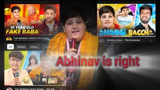 why trolling abhinav arora abhinav was right [upl. by Alyahs]