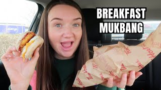 TIM HORTONS BREAKFAST MUKBANG  LIFE UPDATES  QampA [upl. by Stefan]