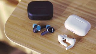 Bang amp Olufsen Beoplay EX Vs AirPods Pro  Comparison of Two Flagship Earbuds 2022 [upl. by Wey]