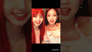 Jenlisa cuteness 😘🥰❤🇨🇷🇰🇷 viral jennie rosé blackpink happylife [upl. by Ronny]