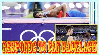 Olympics star responds to fan backlash after not sharing gold medal with rival [upl. by Mcclary]