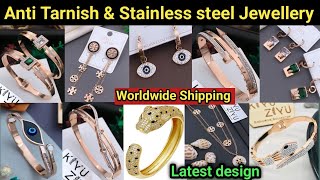 International style AntiTarnish amp Stainless Steel Jewellery Wholesale in Delhi  Korean Jewellery [upl. by Nnyluqcaj]