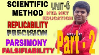 SCIENTIFIC METHODP2 precision replicability falsifiability parsimony ahteaching ahteaching [upl. by Frey]