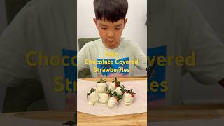 Easy Chocolate Covered Strawberries easyrecipes strawberry cookingvideos [upl. by Annayoj]