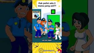 Noob PoliceMan Ada 2 ‼️ Mana yang Asli ❓️ roblox minecraft pomni funny skibiditoilet [upl. by Zipnick]