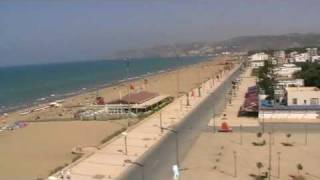 Vue sur la plage de Saidia Maroc [upl. by Leonidas]