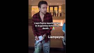 Liam Payne meeting his fans before his death💔LiamPayne LiamPayneDeath LiamPayneRIP [upl. by Cottle649]