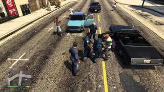 GTA5 Random People Fight [upl. by Milo]