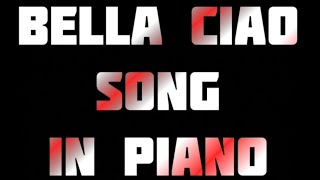 Bella ciao song in piano halgitrending 🔥🔥piano 🎹viralvideo [upl. by Peltz998]