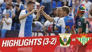 Resumen de CD Leganés vs Real Betis 32 [upl. by Essilem792]