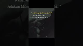 Nafsa nafsi ka dour jaunelia poetry poetrystatus hearttouching deeplines [upl. by Anjali]