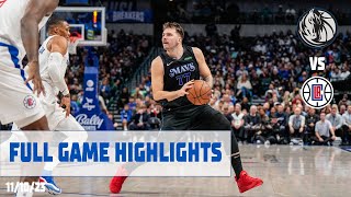 Luka Doncic 44 points Highlights vs LA Clippers  111023 [upl. by Hauck]