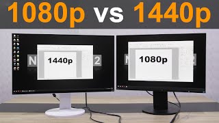 DEUTSCH 1080p vs 1440p Monitor [upl. by Coben368]