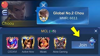 I MET 4 GLOBALYOUTUBER in MCL  WIN OR LOSE  Mobile Legends [upl. by Wickham]