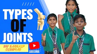 SRI SANKALP OLYMPIAD SCHOOL TYPES OF JOINTS ACTIVITY [upl. by Gaddi]