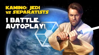 Kamino Jedi vs Separatists Galactic Challenge  SWGOH GC X [upl. by Ennovy]