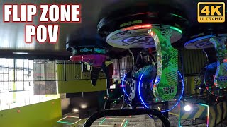 Flip Zone Bumper Cars POV 4K 60FPS Urban Air Waterbury CT  NonCopyright [upl. by Harras]